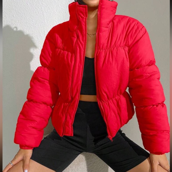 Cozy zip up puffer jacket - Picture 1 of 5